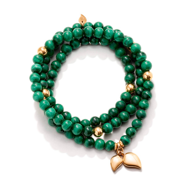 Tamara Comolli INDIA Armband mit Malachite Medium B-IND-Mal-3-m-rg