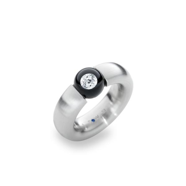 Schmuckwerk Glasklar Ring DR777-ST-GS