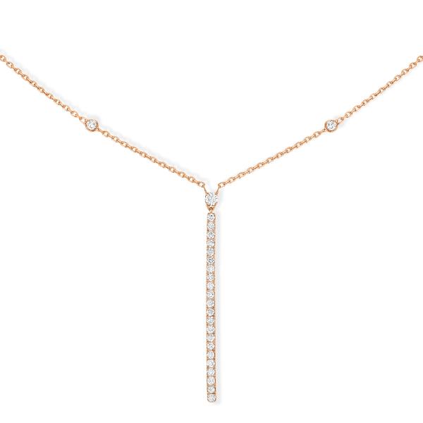 Messika Vertikale Gatsby Barrette Halskette 05448-PG