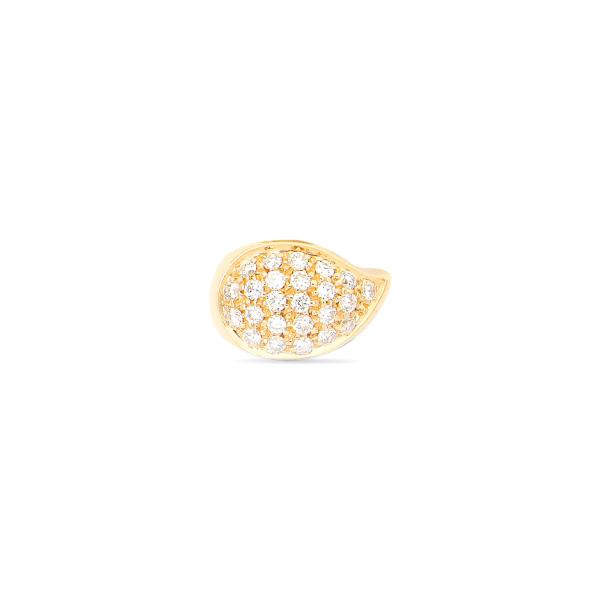 Tamara Comolli SIGNATURE Drop clasp mit Diamant Pavé  A-Dr-p-yg