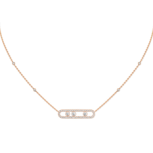 Messika Move Classique Pavé Halskette 03994-PG