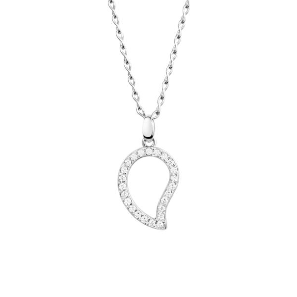 Tamara Comolli SIGNATURE Anhänger Large mit DiamantPavé  P-Sig-l-pl-wg