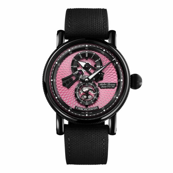 Chronoswiss Flying Regulator Open Gear Pink Panther CH-8755.1-PIBK