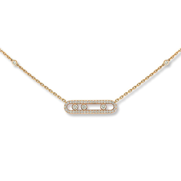 Messika Move Classique Baby Pavé Halskette 04322-YG