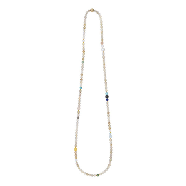 Ole Lynggaard Copenhagen Farbsteinkette im Rutil-Motiv ohne Verschluss D9986-001