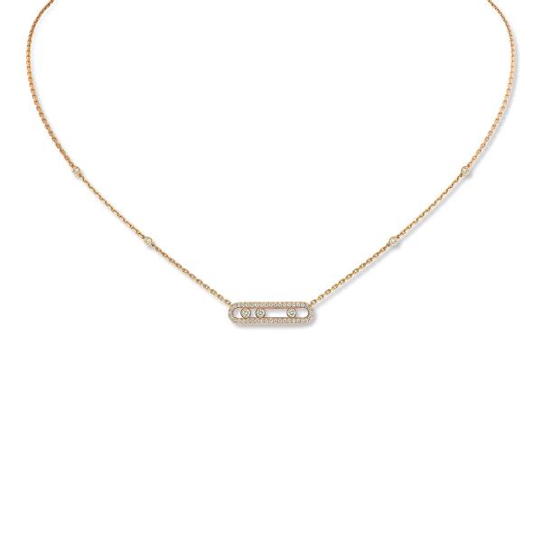 Messika Move Classique Baby Pavé Halskette 04322-YG