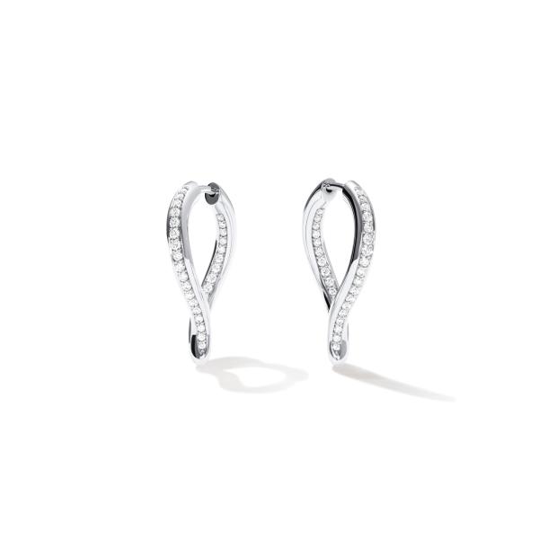 Tamara Comolli SIGNATURE Ohrringe Hoop Drop E-Sig-Ho-TDr-p-wg