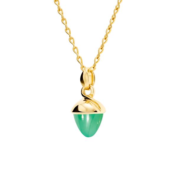 Tamara Comolli MIKADO Bouquet Anhänger Chrysoprase P-MB-Chry-yg