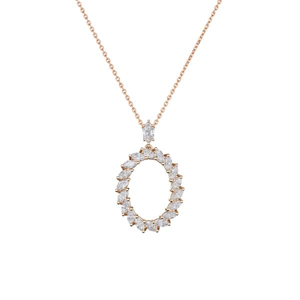 Chopard L'Heure du Diamant Marquise Anhänger mit Halskette 79A061-5001