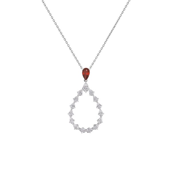 Chopard L'Heure Du Diamant Drop Anhänger mit Halskette 79A063-1301