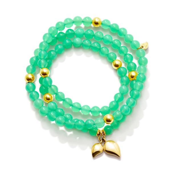 Tamara Comolli INDIA Armband medium Chrysoprase B-IND-Chry-3-m-yg