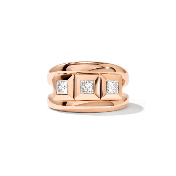 Tamara Comolli CURRICULUM VITAE 3 Ring Diamanten medium R-CV3-m-Pr-rg