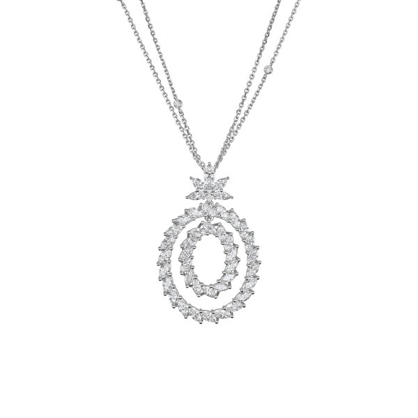Chopard L'Heure du Diamant Marquise Anhänger mit Halskette 79A162-1001
