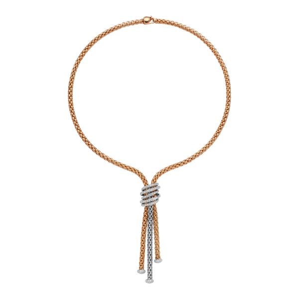 FOPE Solo Halskette mit Diamanten 65106CX_PB_R_RBR_043