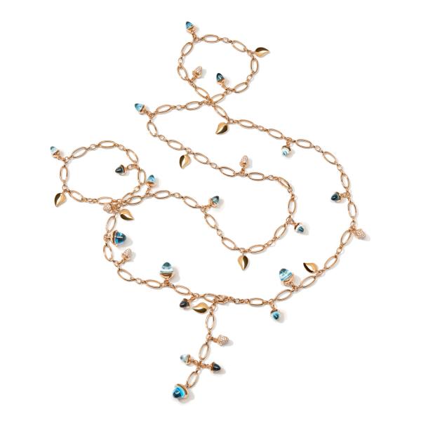 Tamara Comolli MIKADO Halskette 'Sky' mit Diamant Pavé N-M-100-Sky-p-rg