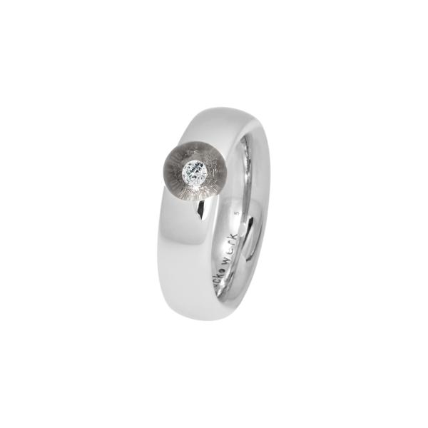 Schmuckwerk Glasklar Ring DR767-WG-WG