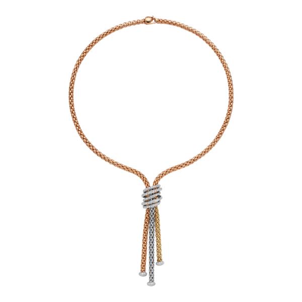 FOPE Solo Halskette mit Diamanten 65106CX_PB_R_RBG_043