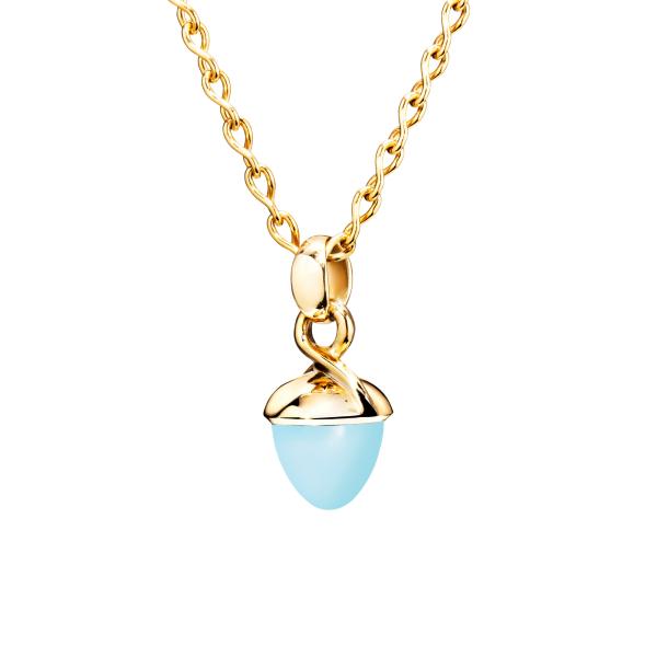 Tamara Comolli MIKADO Anhänger Bouquet Aqua Chalcedon P-MB-ChAq-yg