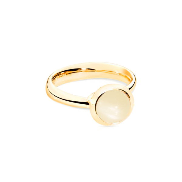 Tamara Comolli BOUTON Ring Small mit Mondstein R-BOU-s-MoSa-yg