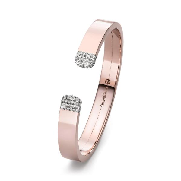 IsabelleFa Armspange "Flix.Flex Rechteckig 9" Pavé 02131-09-BR-59-RR