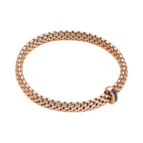 FOPE Vendôme Flex'it Armband mit schwarzen Diamanten 58402BX_BN_R_XRX_0XS
