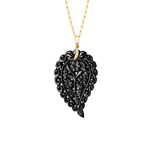 Tamara Comolli INDIA Anhänger large Onyx schwarz P-IND-l-Bla-yg