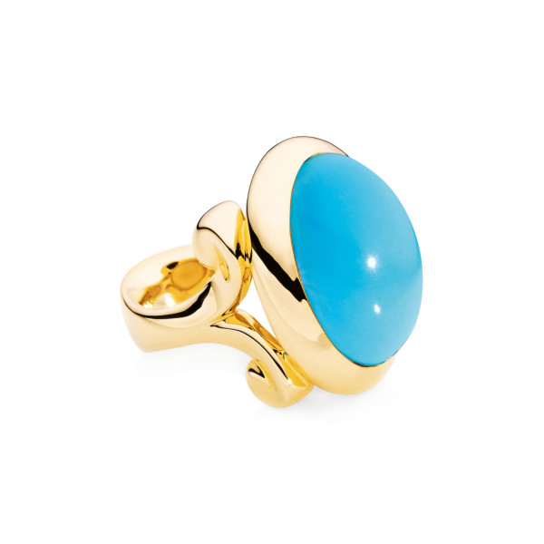 Tamara Comolli HIPPIE GLAM Ring Large R-HG-l-Tur-yg