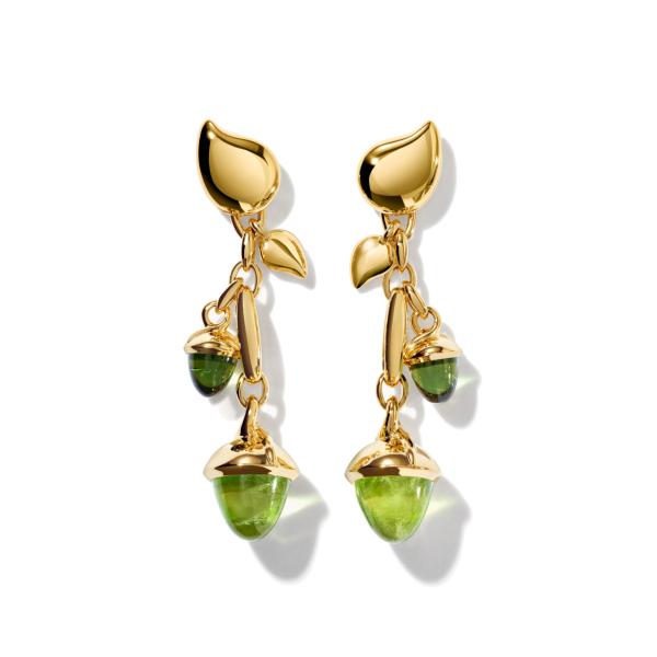 Tamara Comolli MIKADO Ohrringe Dangling 2 Acorns 'Rainforest' E-M-d-2-RF-yg