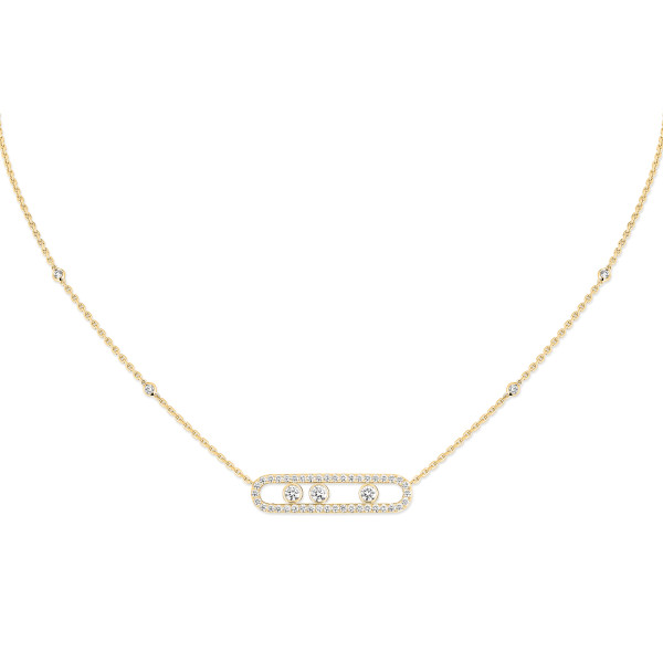 Messika Move Classique Pavé Halskette 03994-YG