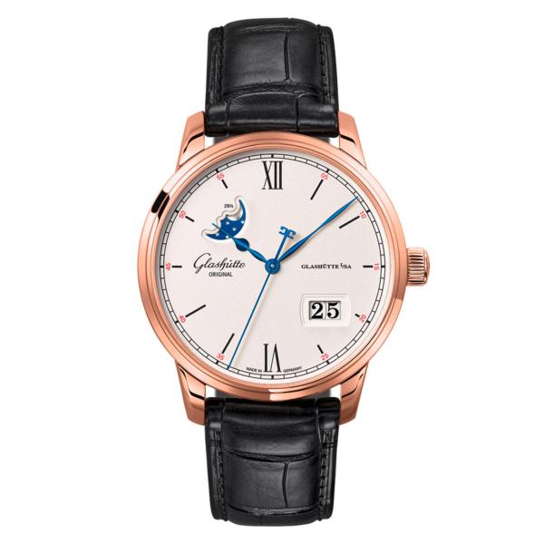 Glashütte Original Senator Excellence 
Panoramadatum Mondphase 1-36-04-02-05-01