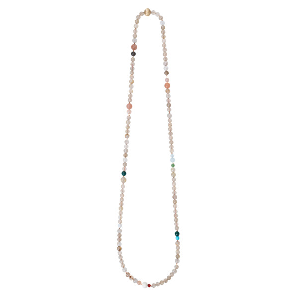 Ole Lynggaard Copenhagen Perlenhalskette im Rutil-Motiv 80 cm ohne Verschluss D9982-001