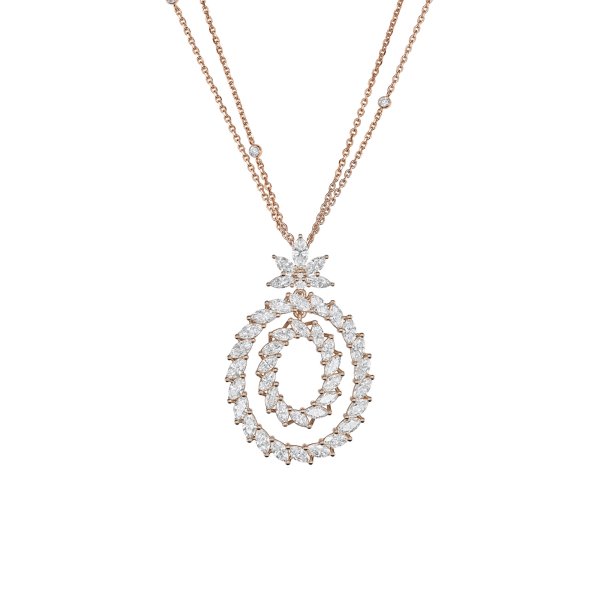 Chopard L'Heure du Diamant Marquise Anhänger mit Halskette 79A162-5001