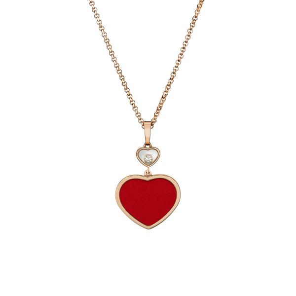 Chopard Happy Hearts Kette mit Anhänger 797482-5801