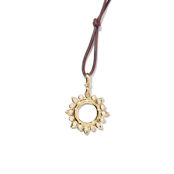 Tamara Comolli GYPSY Anhänger Classic Sun mit Diamanten P-Gyp-Cl-yg