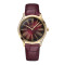 Leder, Gelbgold, Rot