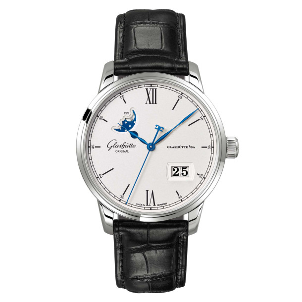         Automatik, Glashütte Original Senator Excellence Panoramadatum Mondphase