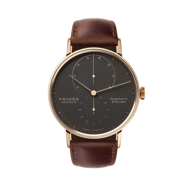        Handaufzug, NOMOS Glashütte Lambda 39 samtschwarz