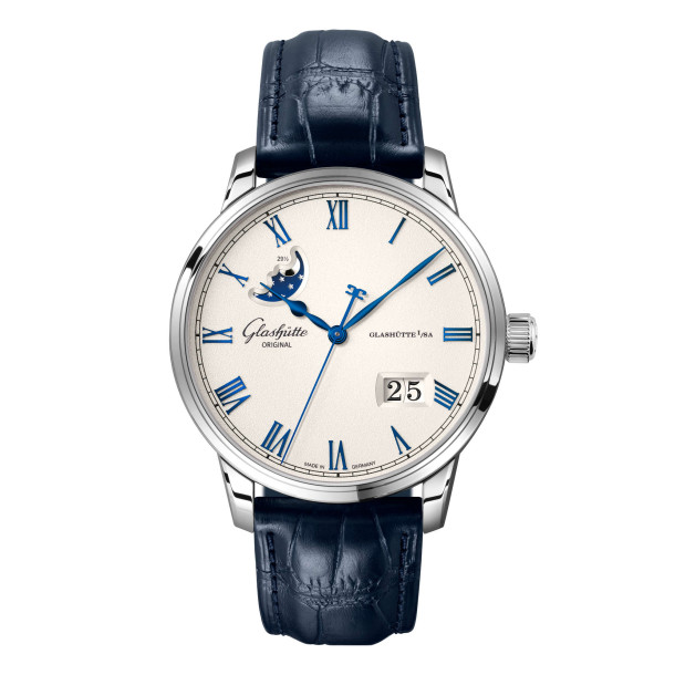         Automatik, Glashütte Original Senator Excellence Panoramadatum Mondphase