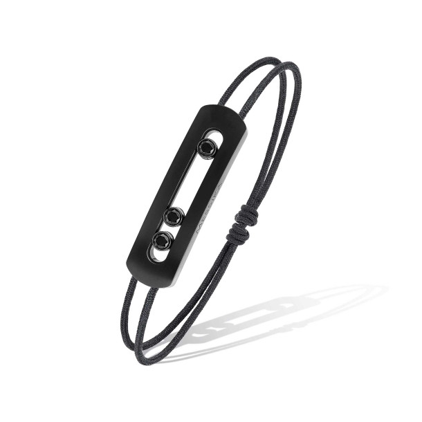         Titan, Armschmuck, Messika Move Titanium Total Black Armband mit Schnur