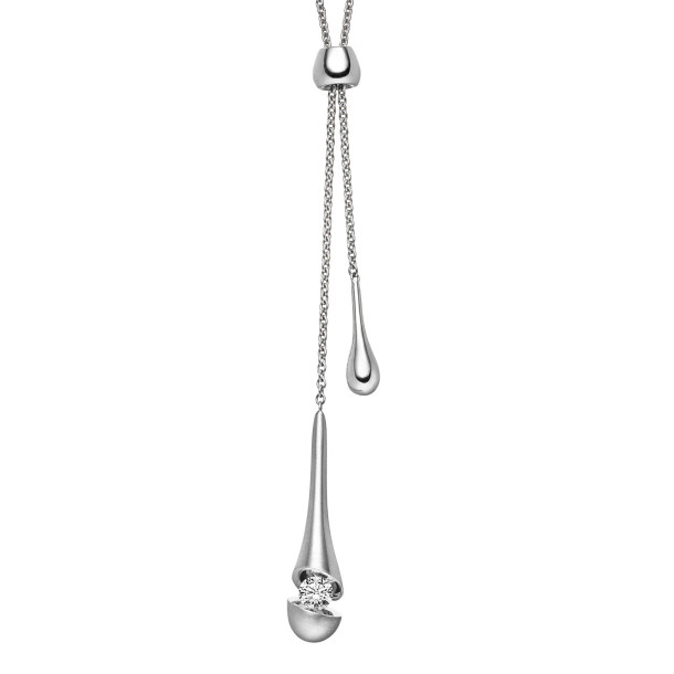         Weißgold, Halsschmuck, Schaffrath CALLA Collier