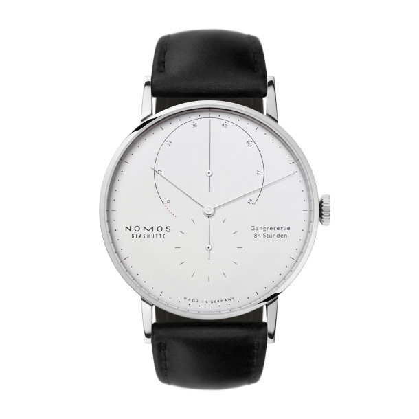         Handaufzug, NOMOS Glashütte Lambda Weissgold