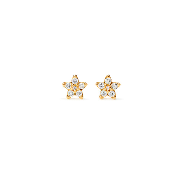         Gelbgold, Ohrringe, Ole Lynggaard Copenhagen Shooting Stars Ohrstecker klein