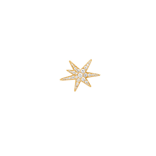         Gelbgold, Ohrringe, Ole Lynggaard Copenhagen Funky Stars Ohrstecker mittel