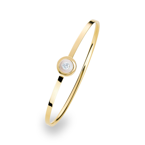         Gelbgold, Armschmuck, Schmuckwerk Glasklar Armspange