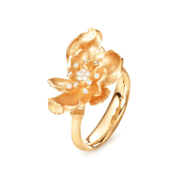         Gelbgold, Ringe, Ole Lynggaard Copenhagen Wild Rose Ring