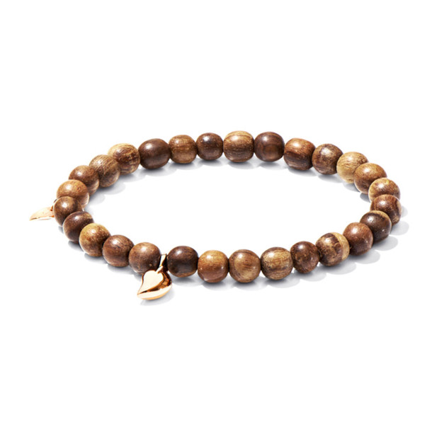         Roségold, Armschmuck, Tamara Comolli INDIA Drop Armband mit Snakewood Medium