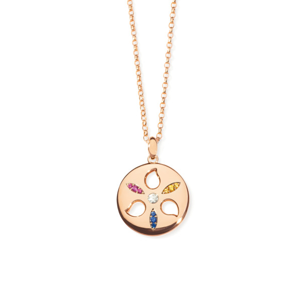         Roségold, Halsschmuck, Tamara Comolli SAND DOLLAR Anhänger Large