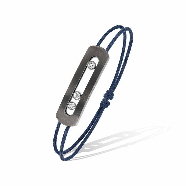         Titan, Armschmuck, Messika Move Titanium Graphite Armband mit Schnur