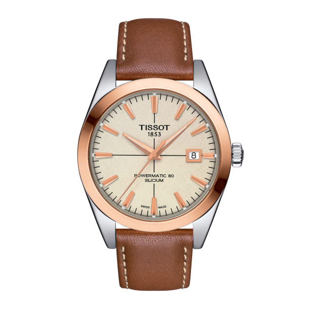         Automatik, Tissot Gentleman Goldlünette 40mm