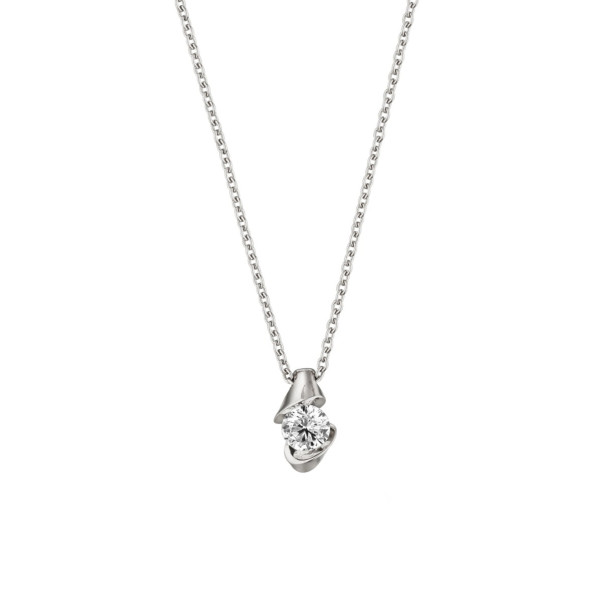         Weißgold, Halsschmuck, Schaffrath CALLA Collier